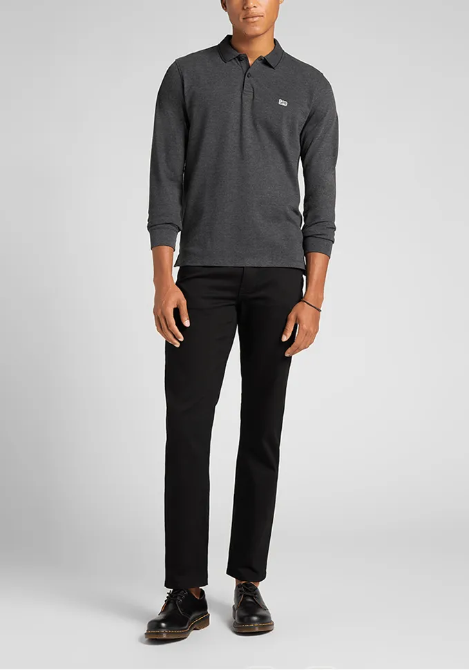 Jeans Hombre Brooklyn Classic Straight Fit Clean Black I