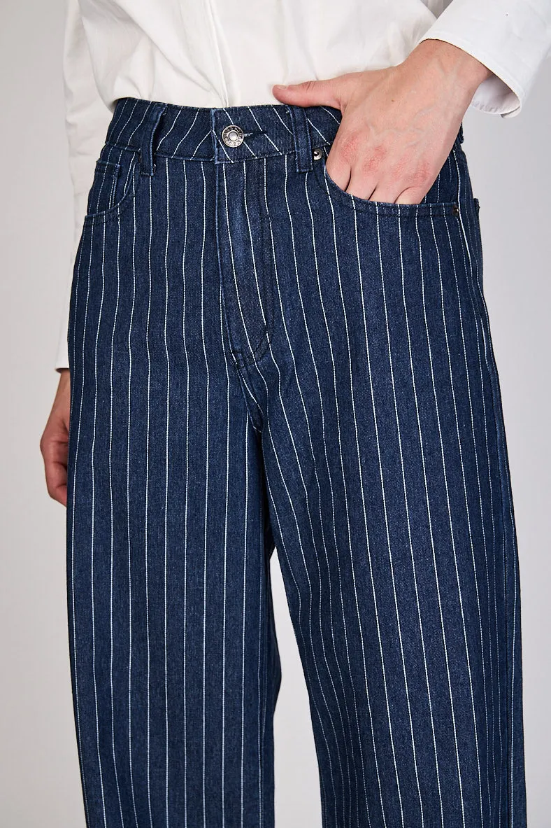Jeans Líneas Wide Leg Florencia Eclipse