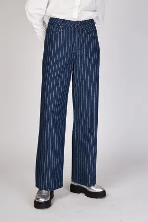 Jeans Líneas Wide Leg Florencia Eclipse