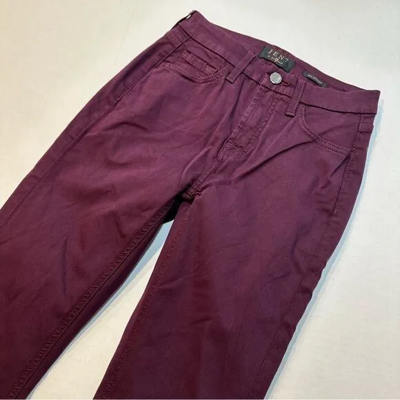 Jen7 7 For All Mankind Purple Slim Straight Jeans Size 0