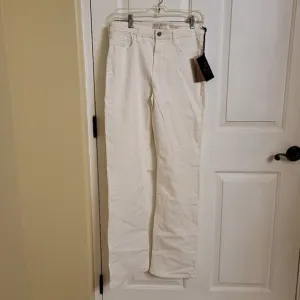 JEN7 BY 7 FOR ALL MANKIND Womens Skinny Cropped Cropped Jeans In White Sz 14 NWT