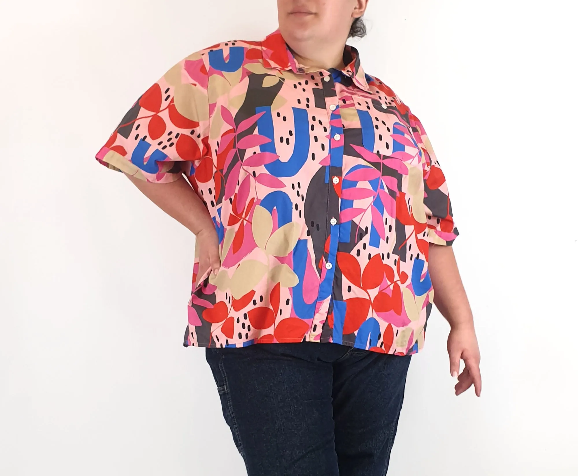 Jericho Road unique print top size 22