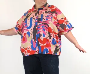 Jericho Road unique print top size 22