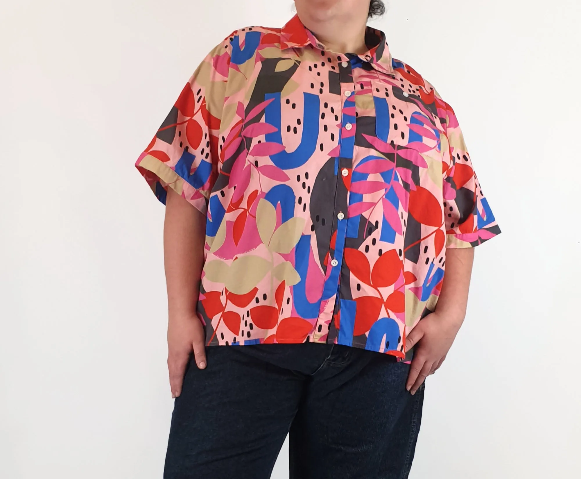 Jericho Road unique print top size 22