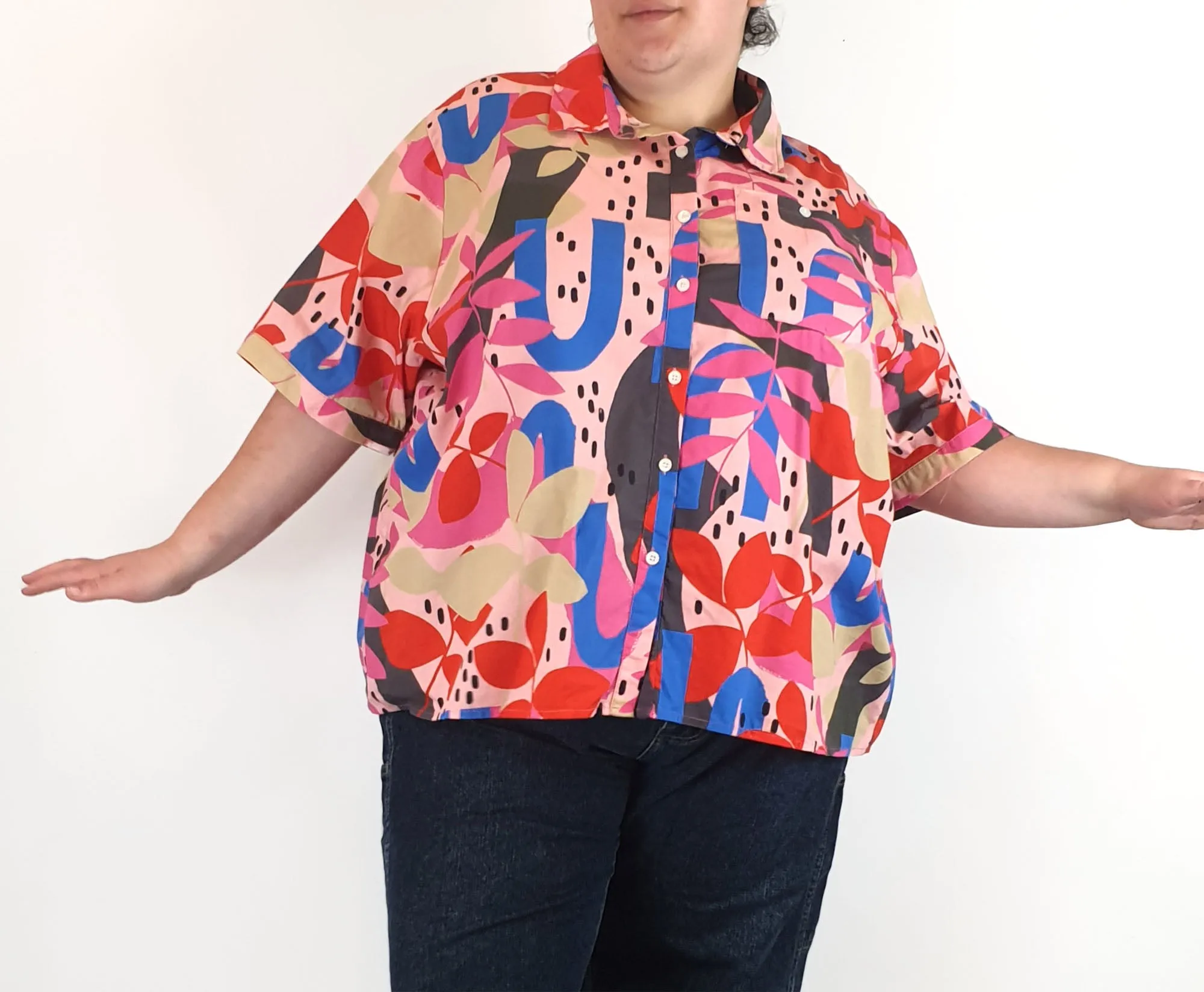 Jericho Road unique print top size 22