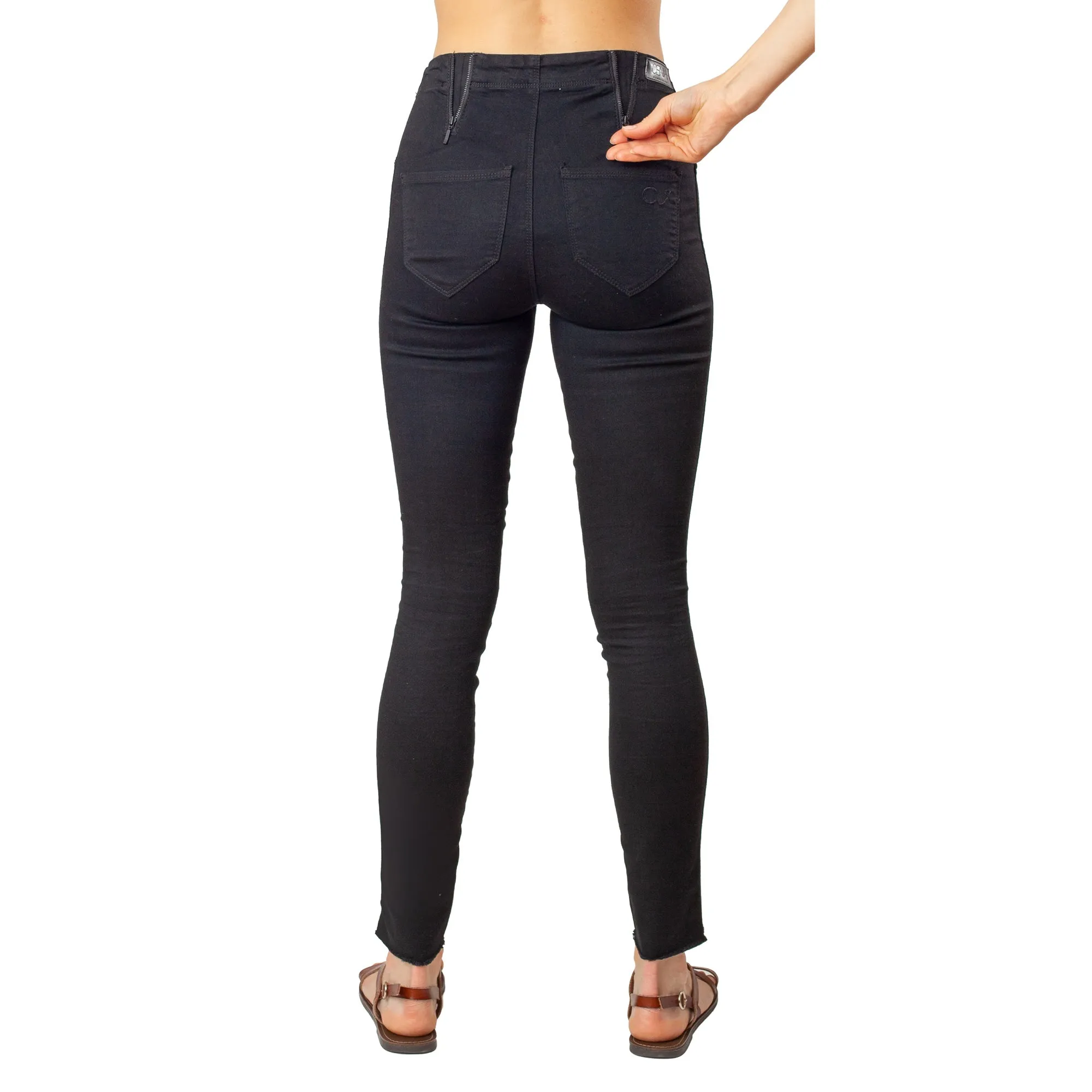 Jet Black Jeans Basic Signature Style