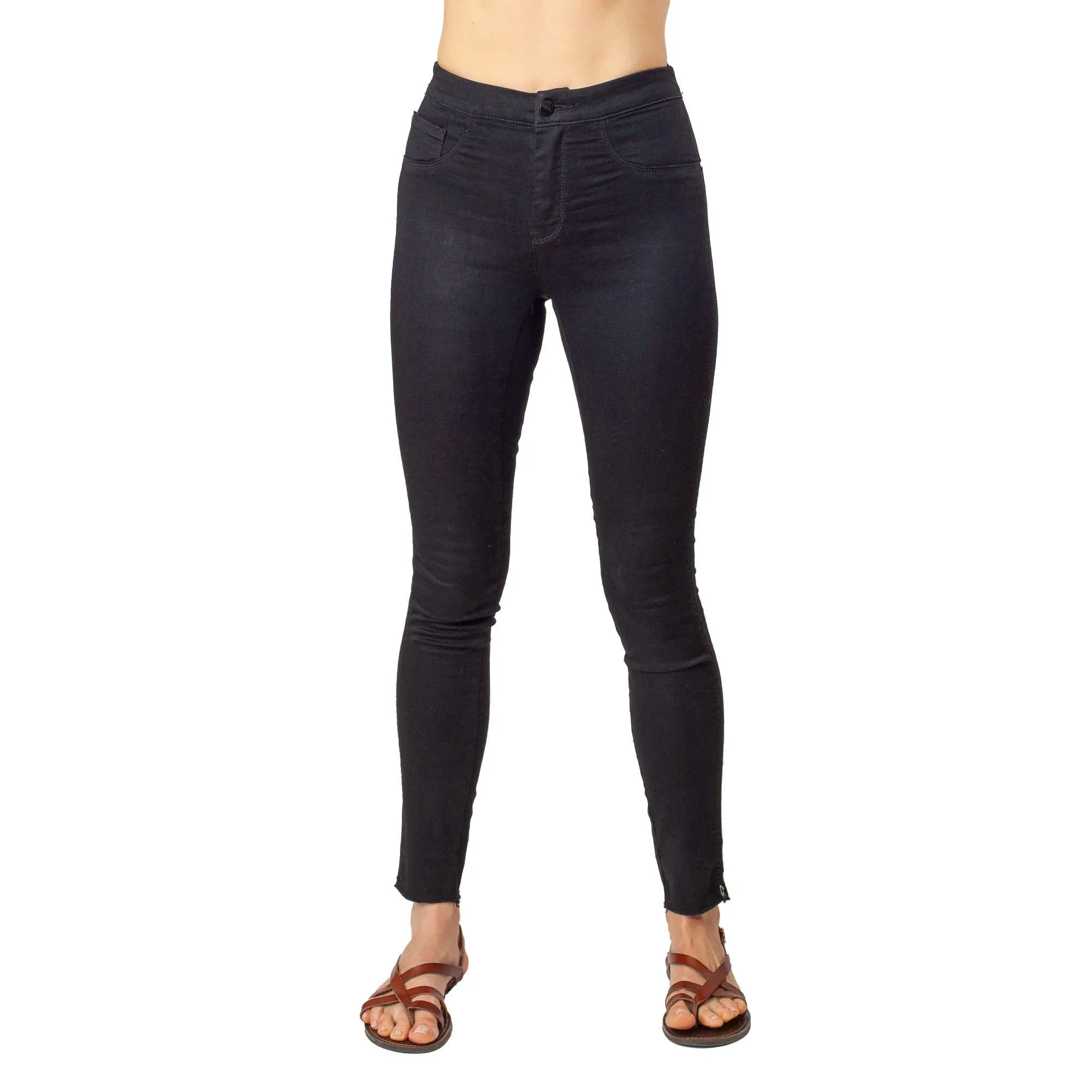 Jet Black Jeans Basic Signature Style