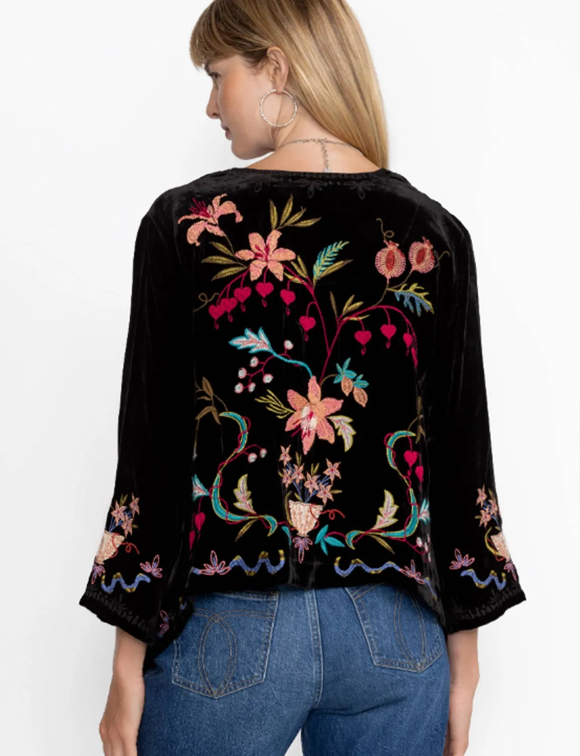Johnny Was Velvet Bolero - Amarylla J41424-8