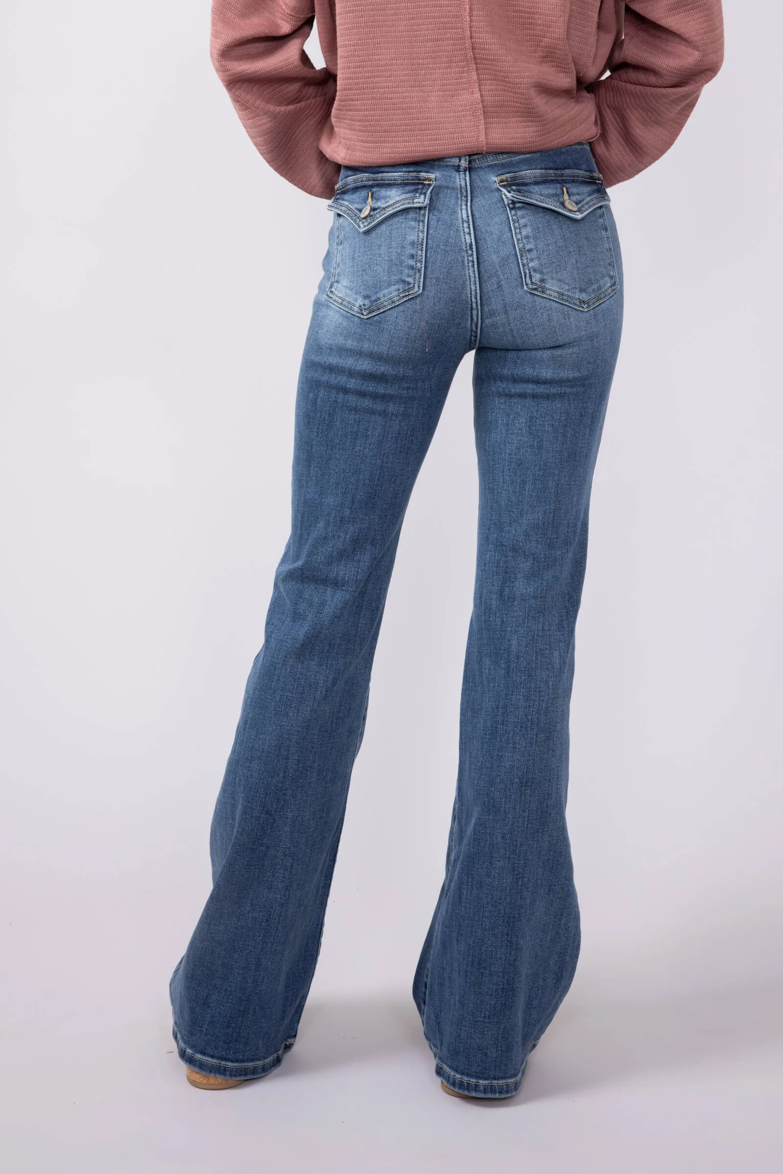 Judy Blue High Rise Flare Jeans for Women | 82630REG