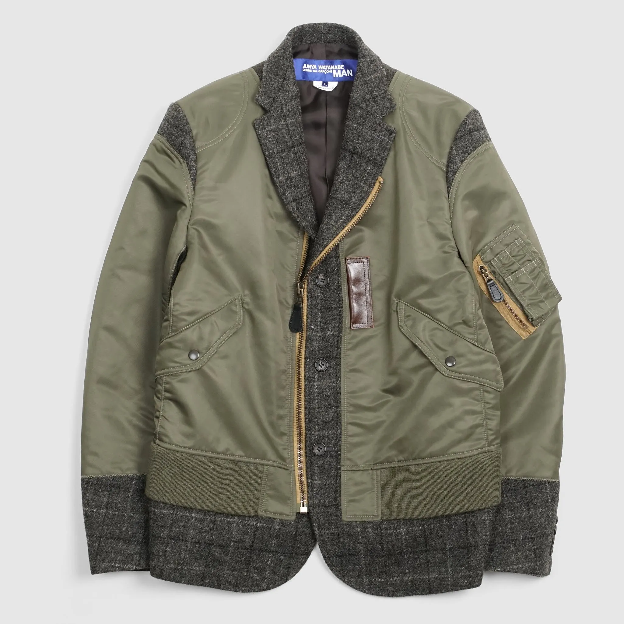 Junya Watanabe Man MA-1 Hybrid Bomber Blazer