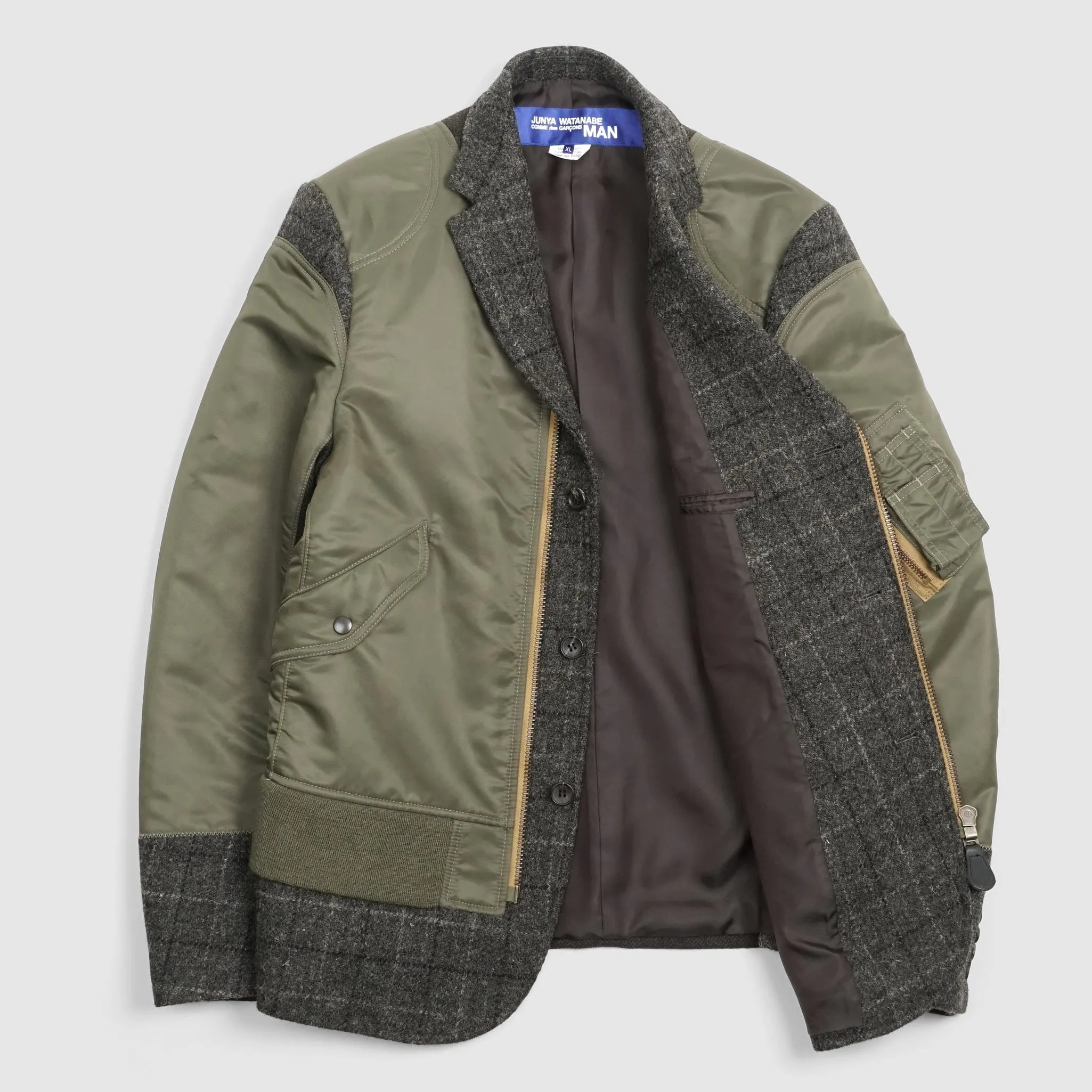 Junya Watanabe Man MA-1 Hybrid Bomber Blazer