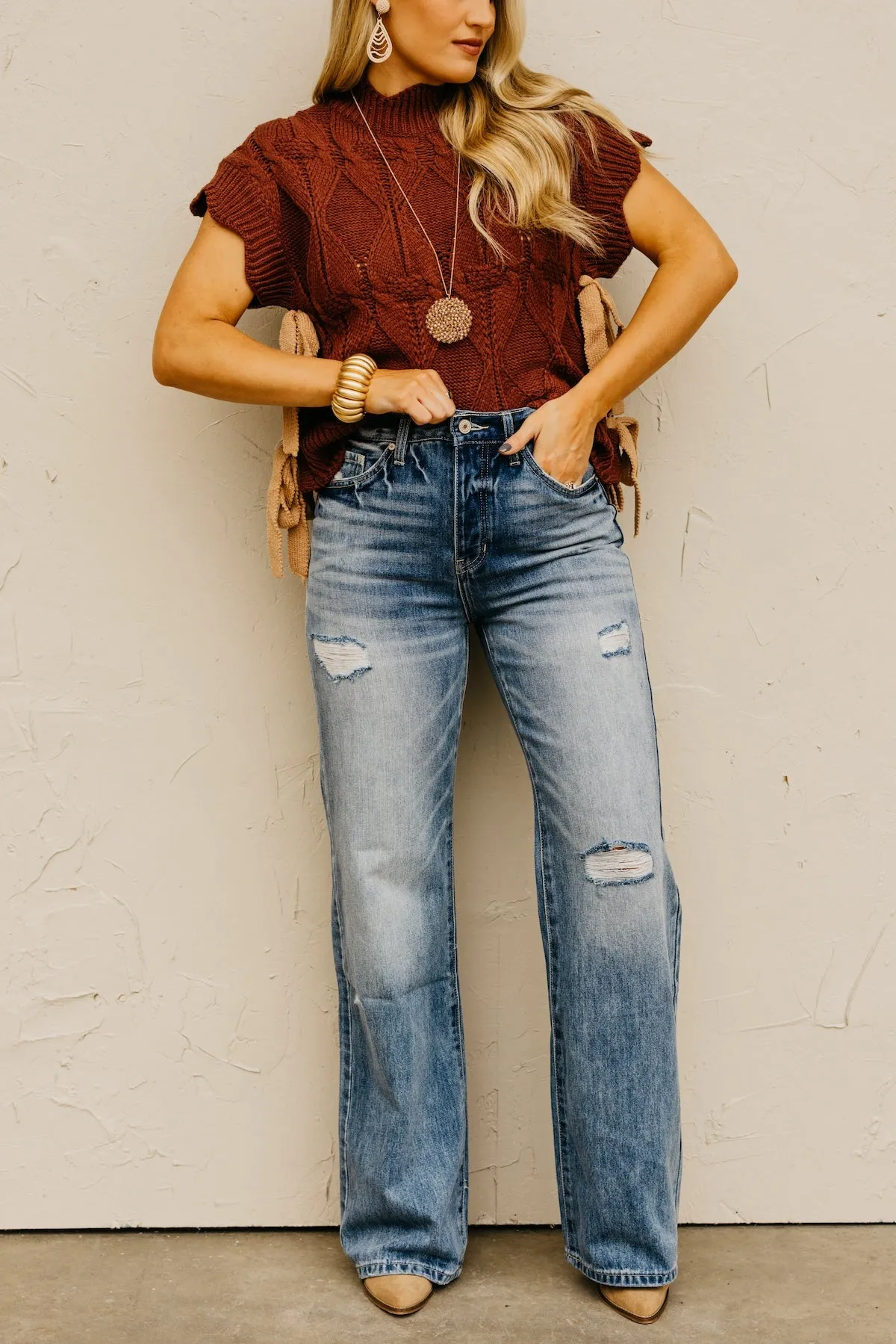 Kan Can Denim | High Rise 90's Flare Jeans - KC7373MV2