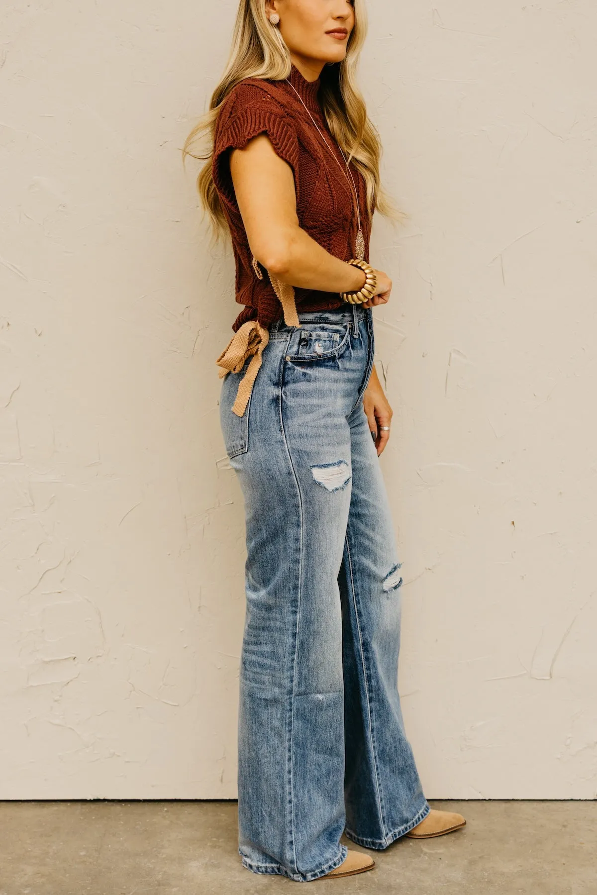 Kan Can Denim | High Rise 90's Flare Jeans - KC7373MV2