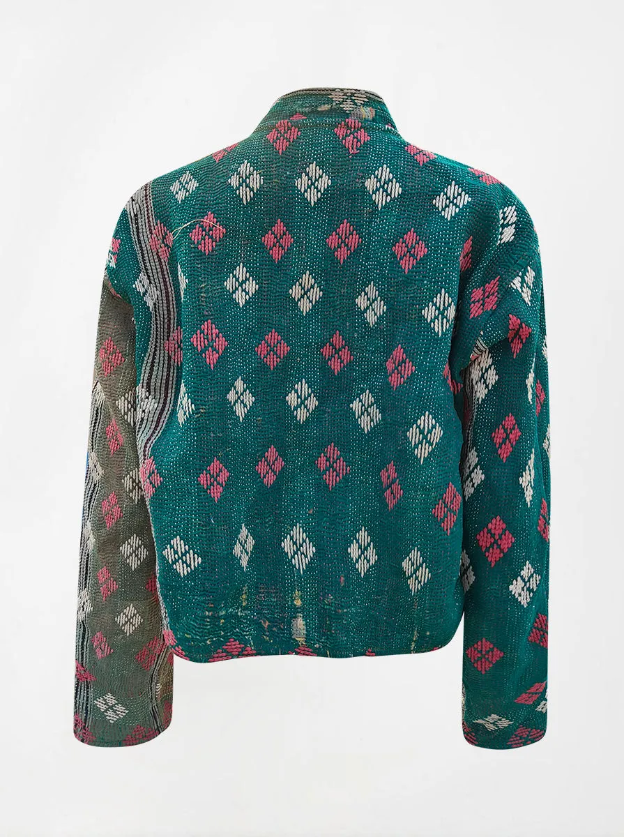 kantha vintage crop jacket monika (butterfly)