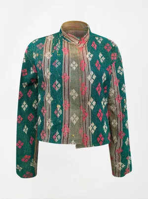 kantha vintage crop jacket monika (butterfly)