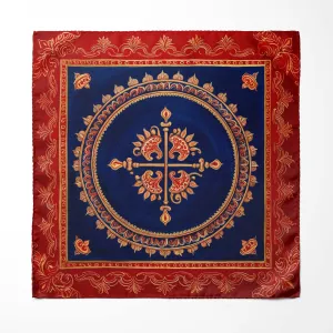 KANTHA WORK SILK POCKET SQUARE
