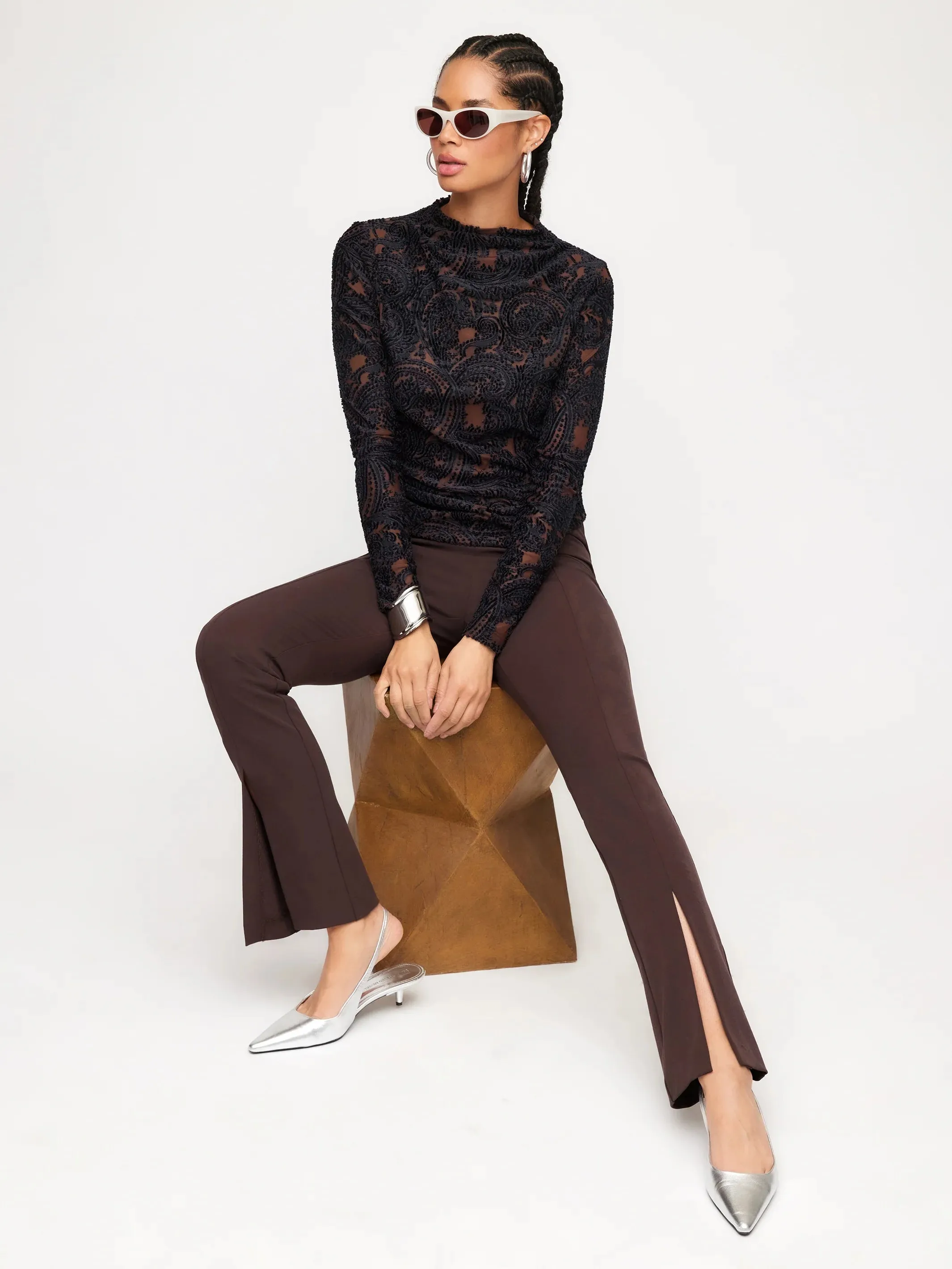 khami shirred top