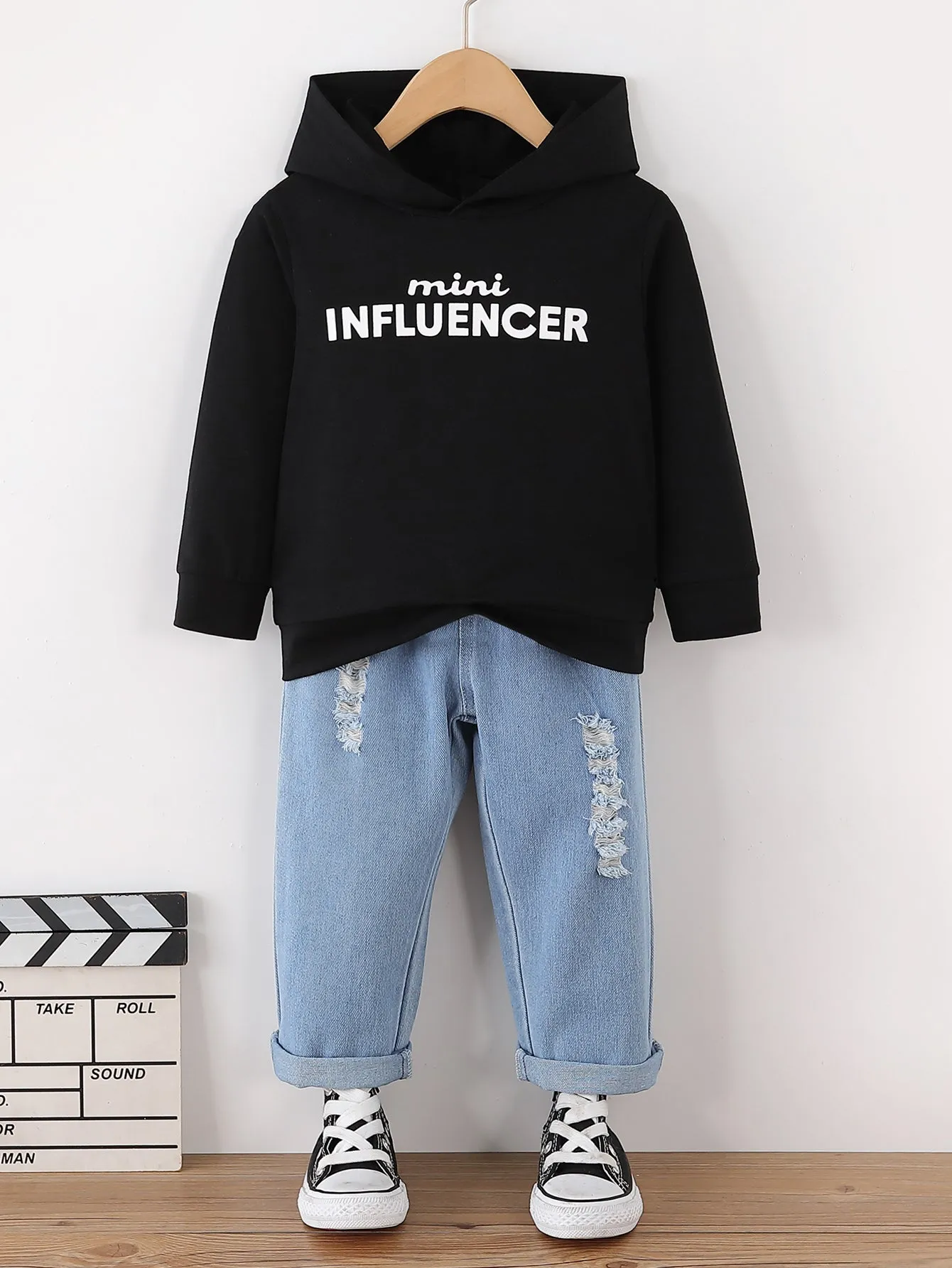 Kids MINI INFLUENCER Hoodie and Jeans Set