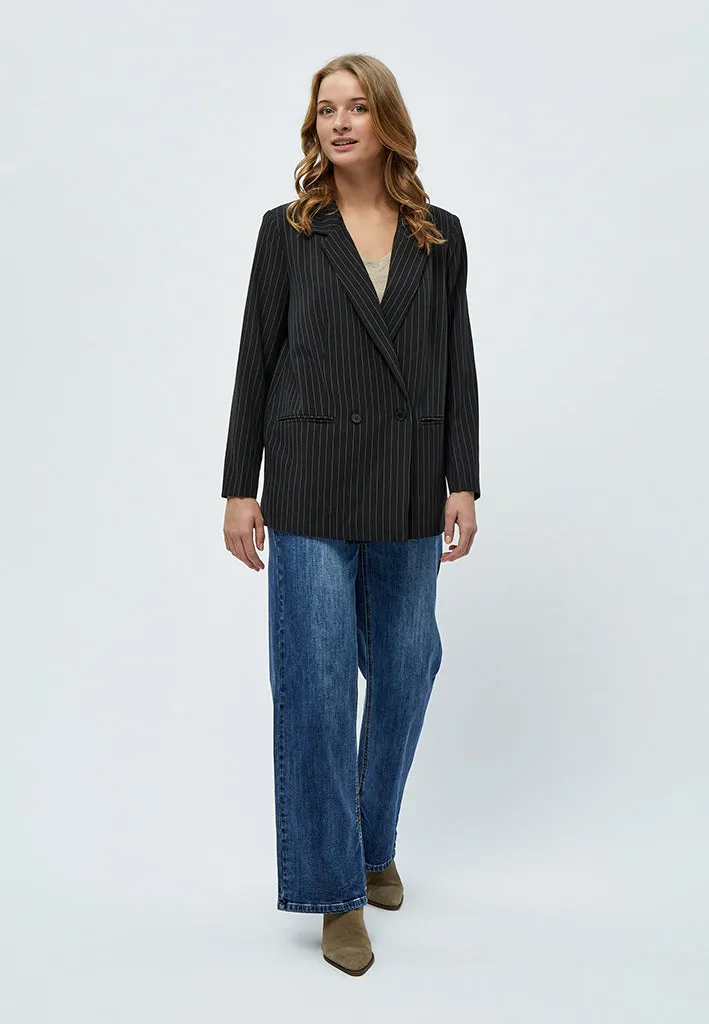 Krisi Blazer - BLACK/WHITE STRIPE
