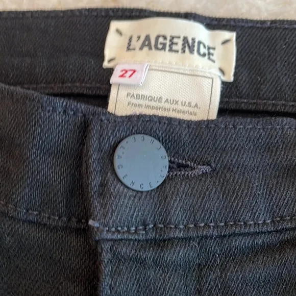 L’AGENCE Angelique High Rise French Slim Jeans Size 27