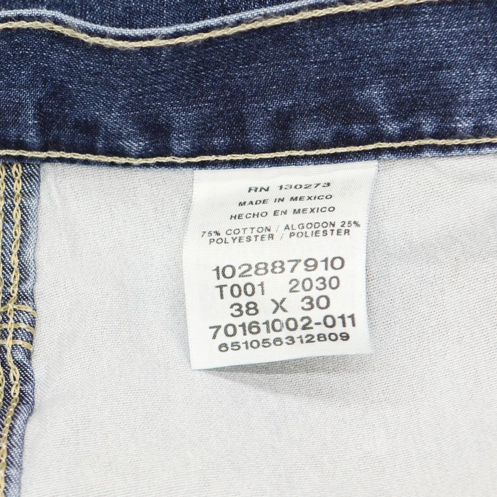 Lee LEE Men's Dungarees Losse-Fit Carpenter Jean A0049 Retro Stone Blue 38x30