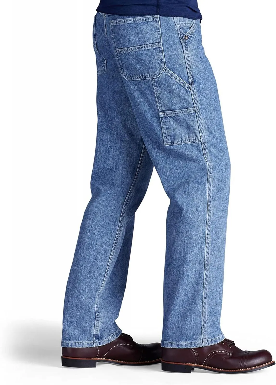 Lee LEE Men's Dungarees Losse-Fit Carpenter Jean A0049 Retro Stone Blue 38x30