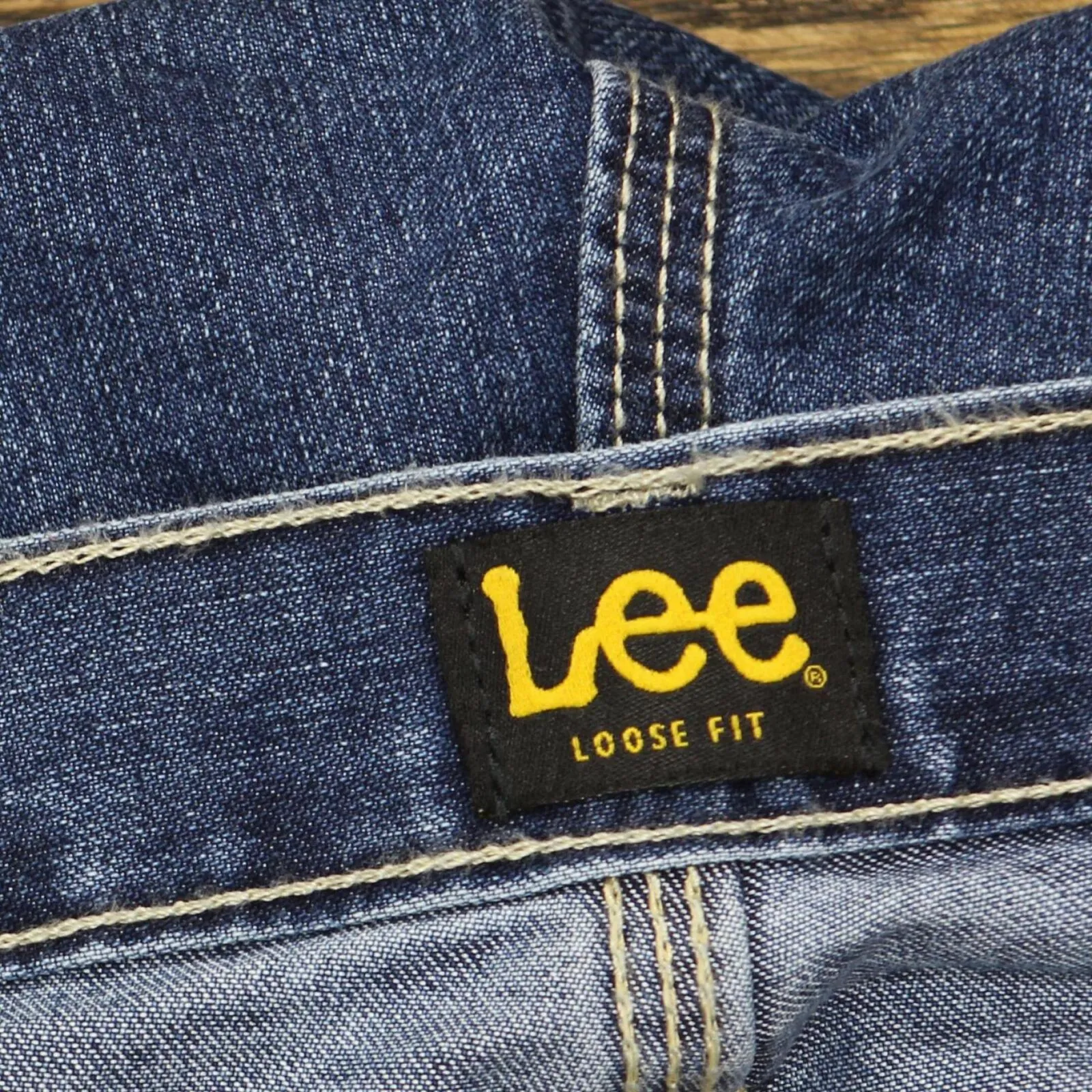 Lee LEE Men's Dungarees Losse-Fit Carpenter Jean A0049 Retro Stone Blue 38x30