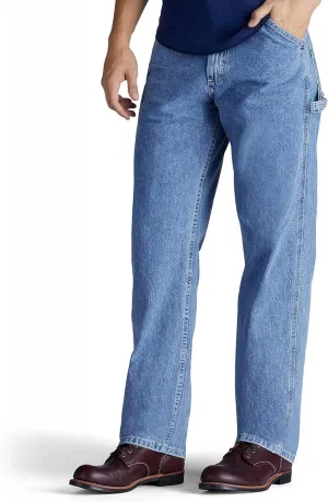 Lee LEE Men's Dungarees Losse-Fit Carpenter Jean A0049 Retro Stone Blue 38x30