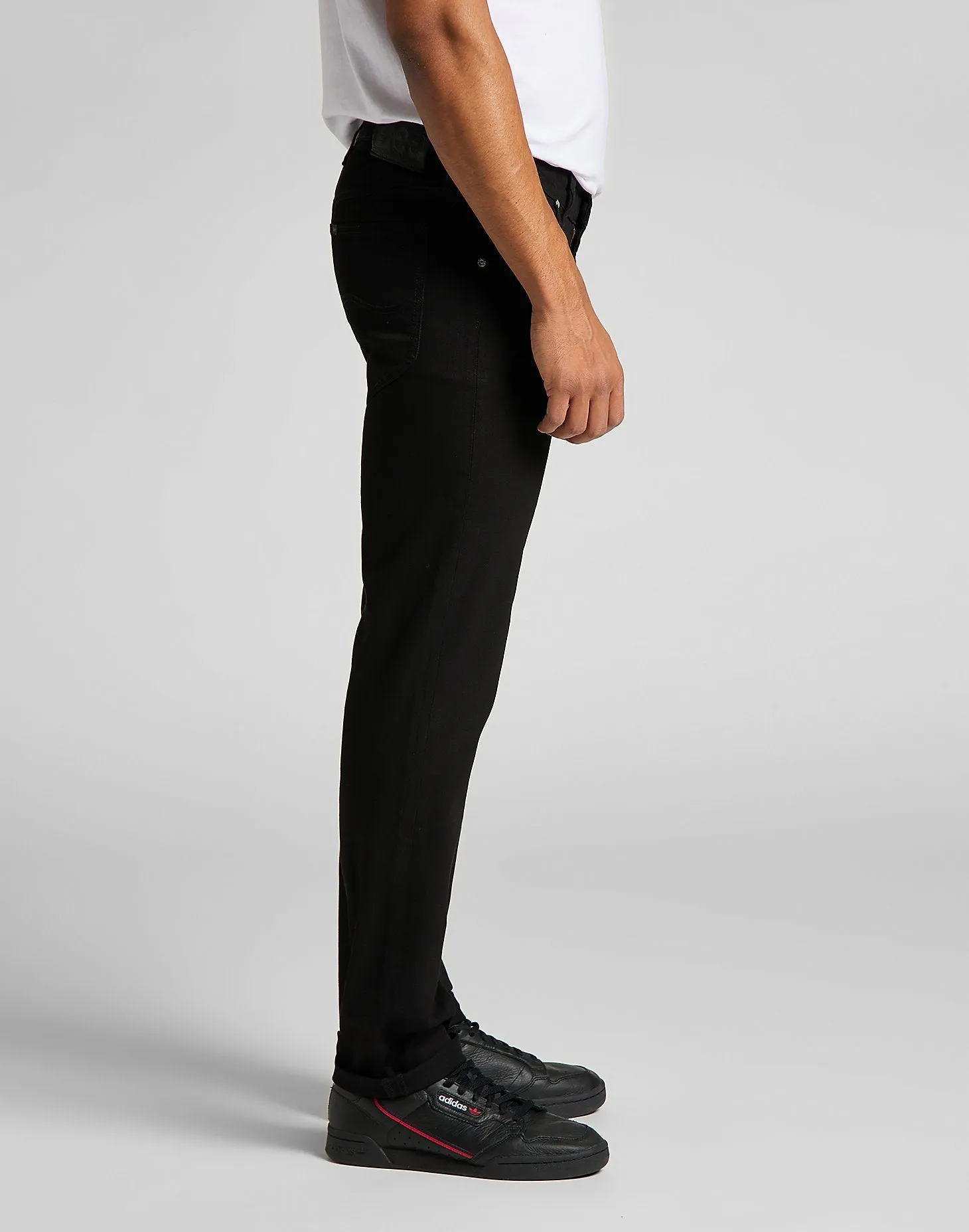 Lee Men's Daren Zip Fly Jeans In Clean Black