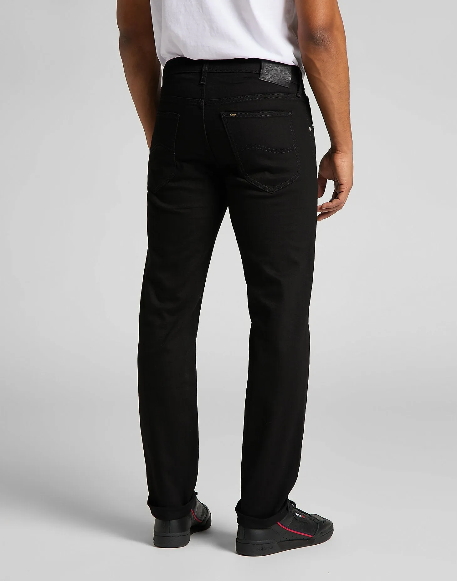 Lee Men's Daren Zip Fly Jeans In Clean Black
