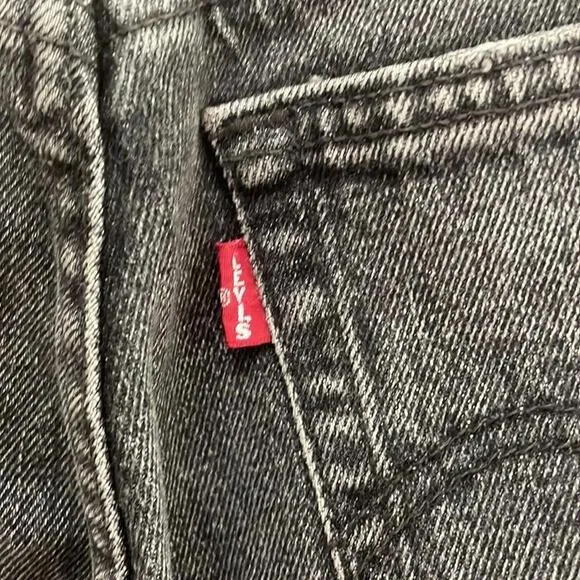 Levi's 501 - Slim - Classic Black Wash Denim Jeans  - 24x28