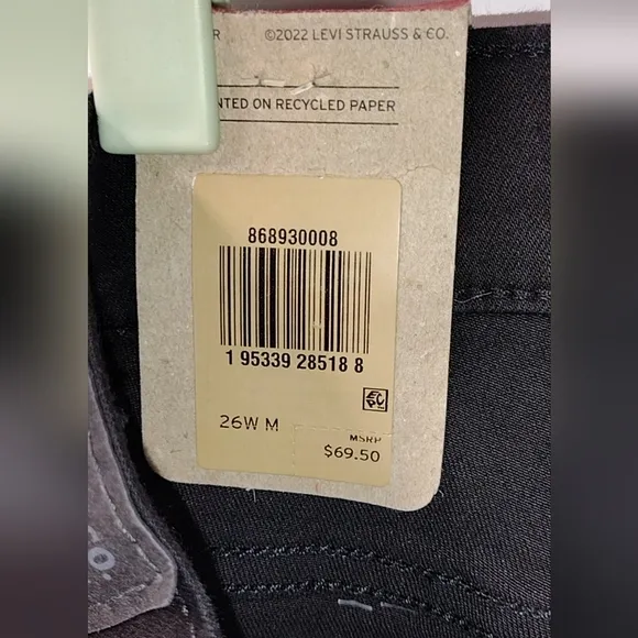 Levi's 725 High Rise Boot Cut Jeans 26W