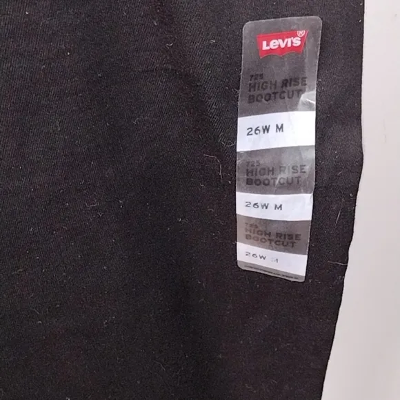 Levi's 725 High Rise Boot Cut Jeans 26W