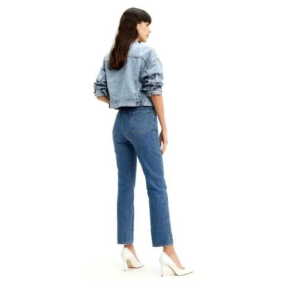 Levi's Premium Distressed 501 Button Fly Jeans 26 NWT