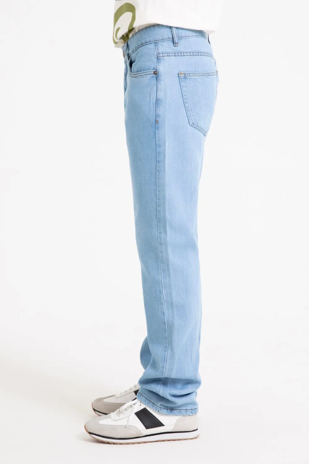 Light Blue Straight Fit Jeans