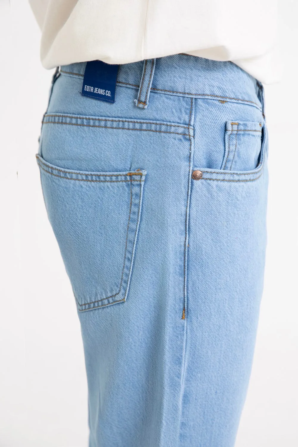 Light Blue Straight Fit Jeans