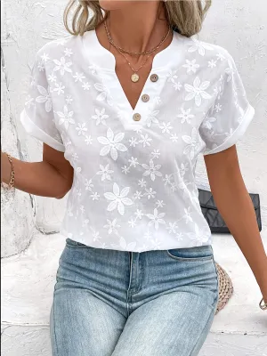 Lillian - Elegant White Blouse