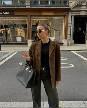 Lilly - vintage suede jacket