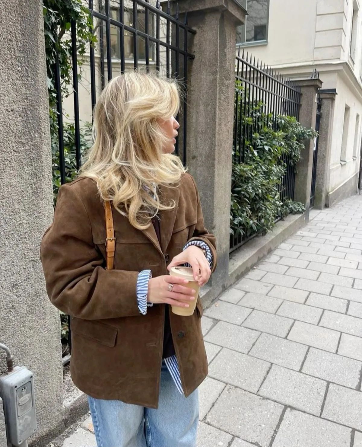Lilly - vintage suede jacket