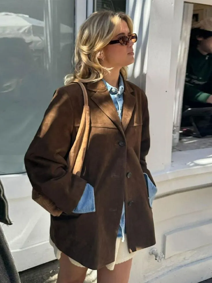 Lilly - vintage suede jacket