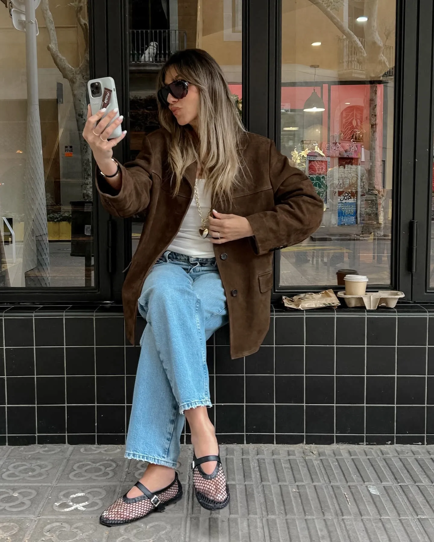 Lilly - vintage suede jacket