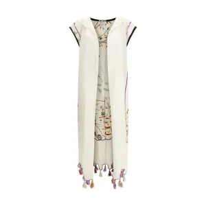 Long Jacket with floral details