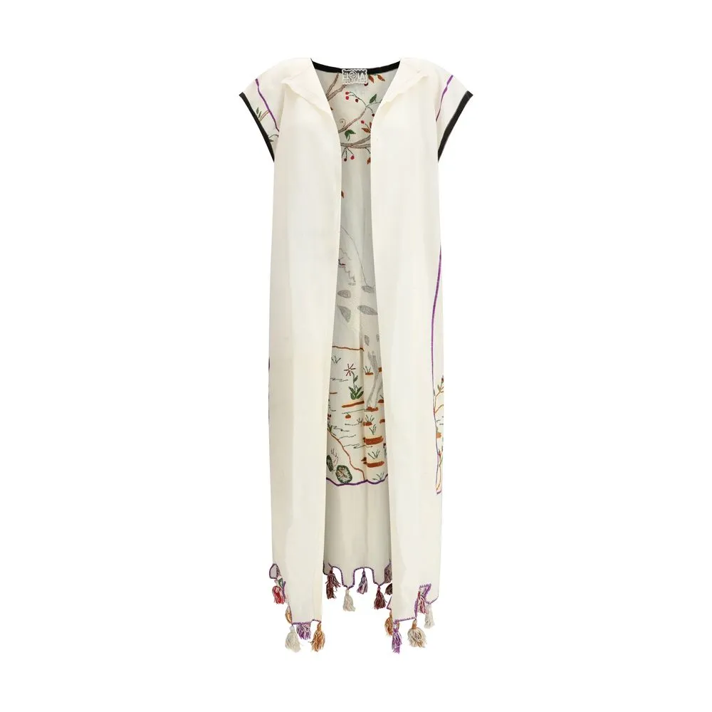 Long Jacket with floral details