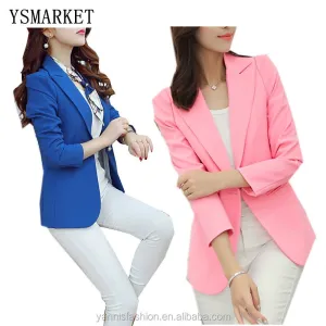 Long-sleeved Slim Blazers