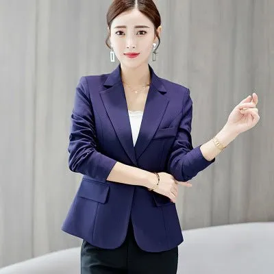Long-sleeved Slim Blazers
