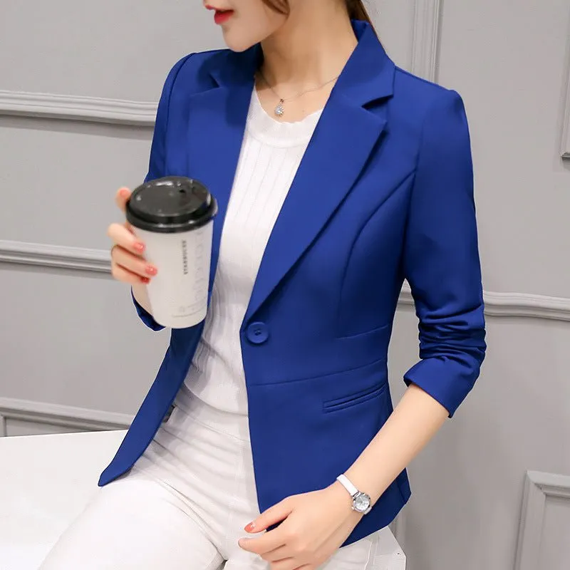 Long-sleeved Slim Blazers