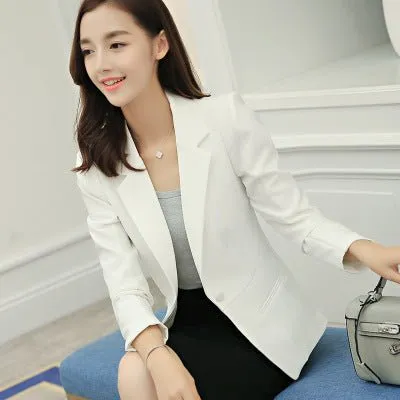 Long-sleeved Slim Blazers
