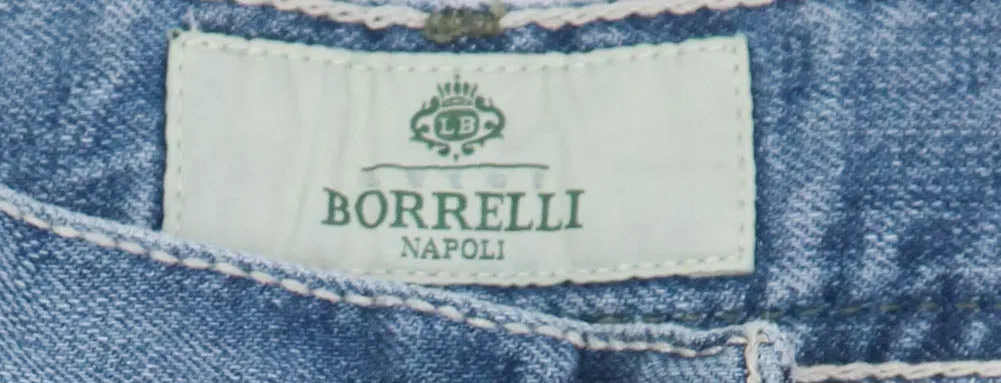 Luigi Borrelli Denim Blue Jeans - Extra Slim - 32 US / 48 EU