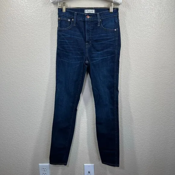 Madewell 10” High Riser Skinny Skinny Jeans 26 western baddie country linedance