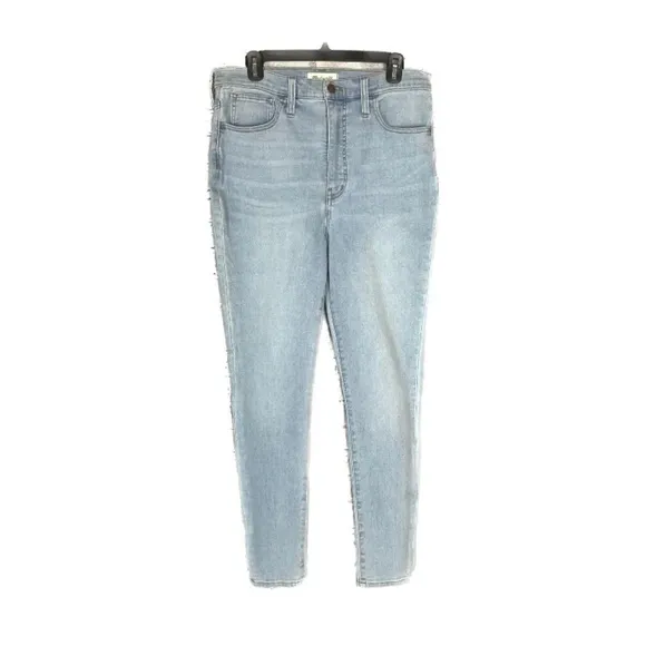 Madewell 11&quot; Roadtripper High Rise Light Wash Jeans